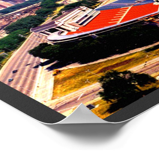 シカゴスカイラインウィグリーフィールド ポスター (角)