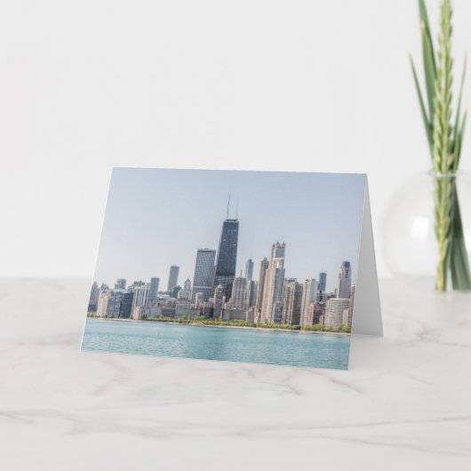 シカゴスカイラインウィズミシガン湖 カード (正面)