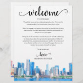 シカゴスカイラインウィークエンドウェルカム旅程 (正面/裏面)