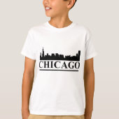 シカゴスカイラインキッズTシャツ Tシャツ (正面)