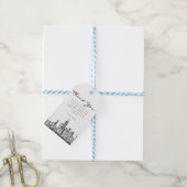 シカゴスカイラインギフトラベル ギフトタグ (より糸付き)