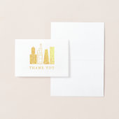 シカゴスカイラインサンキューカード 箔カード (ディスプレー)