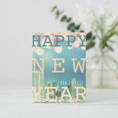 シカゴスカイラインハッピーニューイヤー シーズンポストカード (スタンド正面)