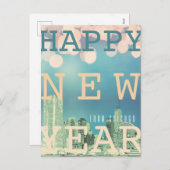 シカゴスカイラインハッピーニューイヤー シーズンポストカード (正面/裏面)