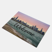 シカゴスカイラインパイターリーウェルカムドアマット ドアマット (アングル)