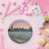 シカゴスカイラインパインターリー ペーパープレート (パーティー)