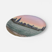 シカゴスカイラインパインターリー ペーパープレート (アングル)