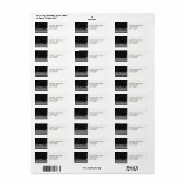 シカゴスカイラインブラック金ゴールドスター ラベル (フルシート)