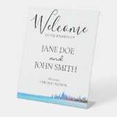 シカゴスカイラインペダスタールサイン 台座サイン (正面)