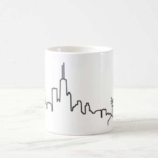 シカゴスカイラインマグ コーヒーマグカップ (中央)