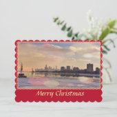 シカゴスカイラインメリークリスマスカード シーズンカード (スタンド正面)