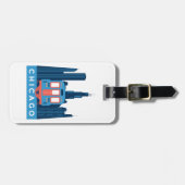 シカゴスカイラインヴィンテージトラベル ラゲッジタグ (正面横)