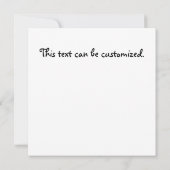 シカゴスカイラインヴィンテージ旅行グリーティングカード (裏面)