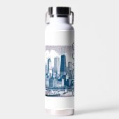 シカゴスカイライン ウォーターボトル (正面)