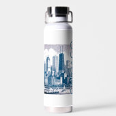 シカゴスカイライン ウォーターボトル (背面)