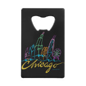 シカゴスカイライン クレジットカード栓抜き (裏面)