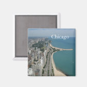 シカゴスカイライン マグネット (正面/裏面)