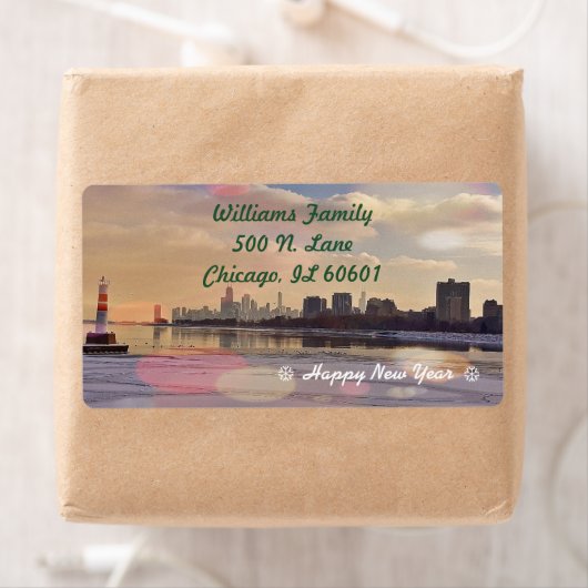 シカゴスカイライン ラベル (インサイチュ)