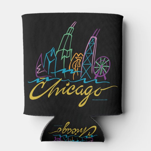 シカゴスカイライン 缶クーラー (裏面)