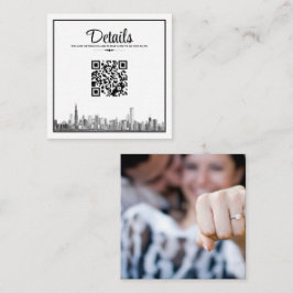 シカゴスカイラインQRコード エンクロージャーカード