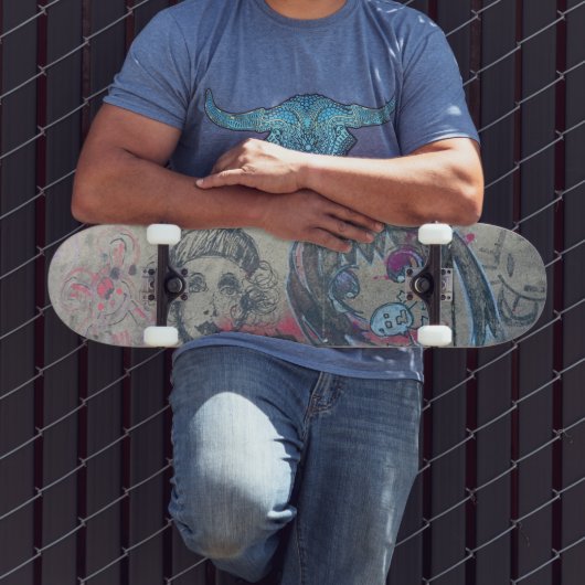 シカゴスケッチグラフィティ スケートボード (室外3)