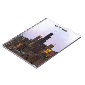 シカゴスタイリッシュスカイラインイラストレーション ノートブック (左側)