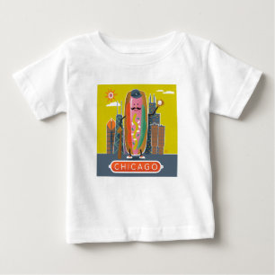 シカゴスタイルホットドッグ ベビーTシャツ