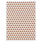 シカゴスタイル深いディッシュペパローニピザグルメ テーブルクロス (正面)