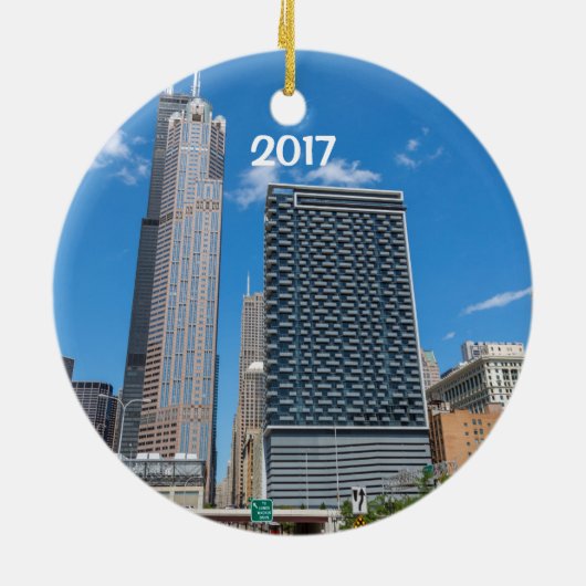 シカゴスタイル深いディッシュ2サイドオーナメント セラミックオーナメント (裏面)