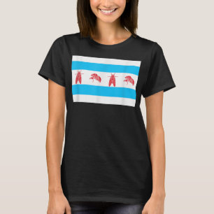 シカゴセミ素晴らしサテンサイ Tシャツ