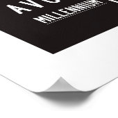 シカゴタイポグラフィック地下鉄アートバ転がス ポスター (角)