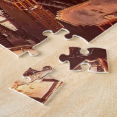 シカゴタウンミシガン。クリスマスの挨拶 ジグソーパズル (側面)