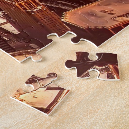 シカゴタウンミシガン。 ジグソーパズル (側面)