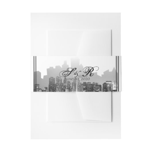 シカゴデスティネーションウェディングベリーバンド 招待状ベリーバンド (正面例)