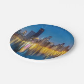 シカゴドーンシティスケープ ペーパープレート (アングル)