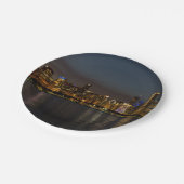 シカゴナイトシティスケープ ペーパープレート (アングル)