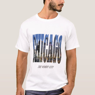シカゴナイトスカイライン Tシャツ