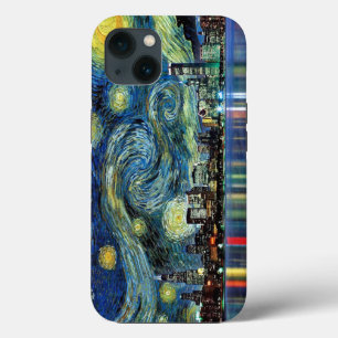 シカゴナイト絵画スカイのiPhone / iPadケース iPhone 13ケース