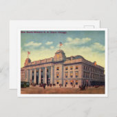 シカゴノースウェスタン・レール・ロード・デポ1910sビュー ポストカード (正面/裏面)