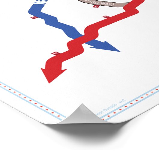 シカゴハイウェイ ポスター (角)