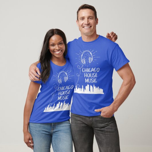 シカゴハウスミュージックテクノエレクトロニックダンスDJ Tシャツ (ユニセックス)
