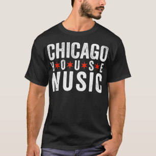 シカゴハウスミュージックDJ EDMダンスディスコ Tシャツ