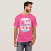 シカゴハウスミュージックDj Edm Tシャツ (正面フル)