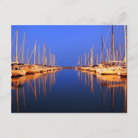 シカゴハーバーアットデュスク ポストカード (正面)