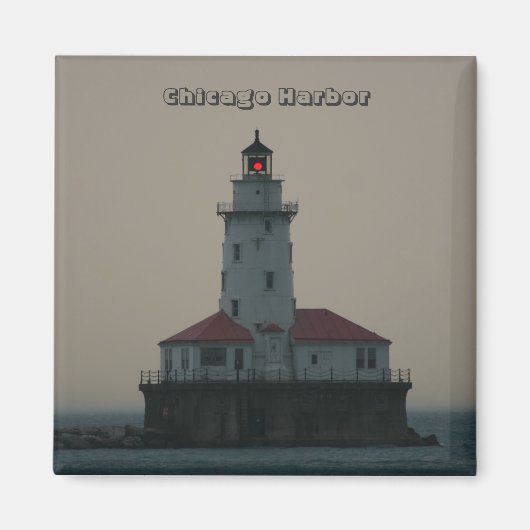 シカゴハーバースクエアマグネット マグネット (正面)