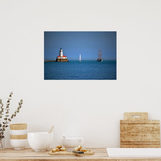 シカゴハーバー ポスター (キッチン)