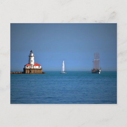 シカゴハーバー ポストカード (正面)