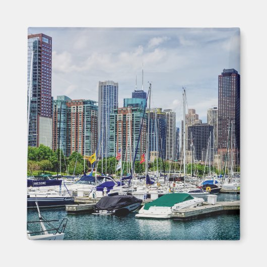 シカゴハーバー マグネット (正面)