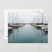 シカゴハーバー – 帆船はがき ポストカード (正面/裏面)