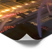 シカゴバッキンガムファウンテンオンキャンバス ポスター (角)